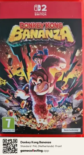 Donkey Kong Bananza Nintendo Switch 2, Netherlands box front