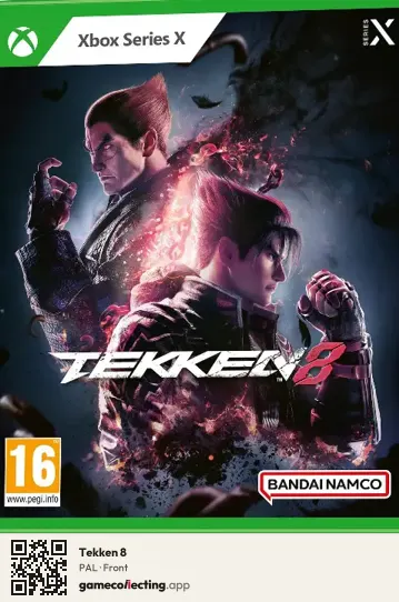 Tekken 8 Xbox Series X, PAL box front