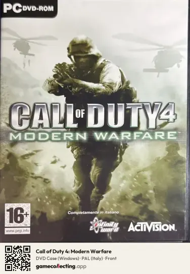 Call of Duty 4: Modern Warfare Computer, Italy box front