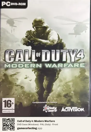 Call of Duty 4: Modern Warfare Computer, Italy box front
