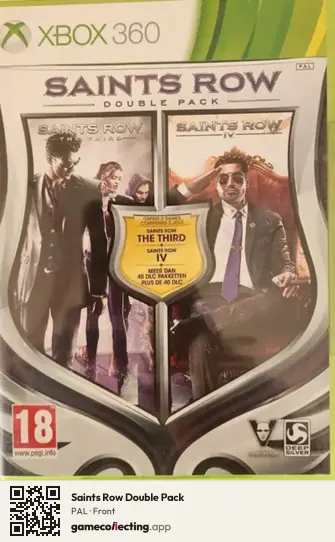 Saints Row Double Pack Xbox 360, PAL box front