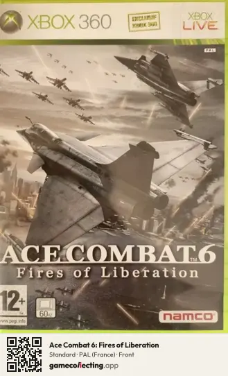 Ace Combat 6: Fires of Liberation Xbox 360, France box front