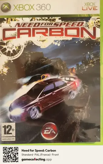 Need for Speed: Carbon Xbox 360, France box front