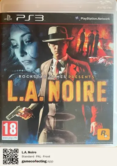 L.A. Noire PlayStation 3, PAL box front