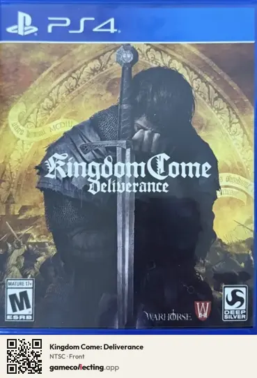 Kingdom Come: Deliverance PlayStation 4, NTSC box front