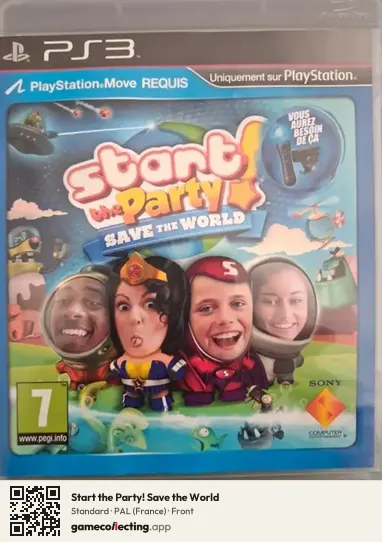 Start the Party! Save the World PlayStation 3, France box front