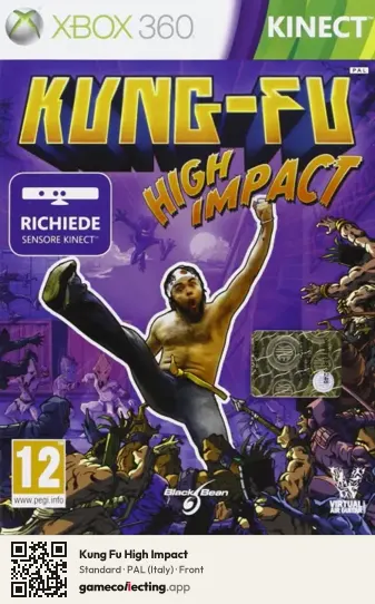 Kung Fu High Impact Xbox 360, Italy box front