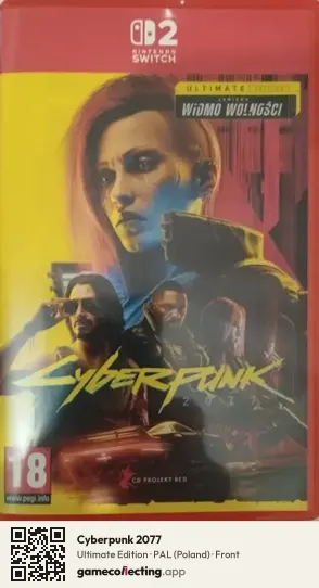 Cyberpunk 2077 Nintendo Switch 2, Poland box front