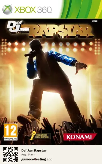 Def Jam Rapstar Xbox 360, PAL box front