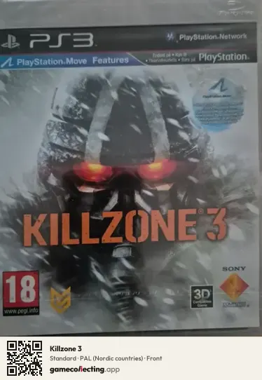 Killzone 3 PlayStation 3, Nordic countries box front