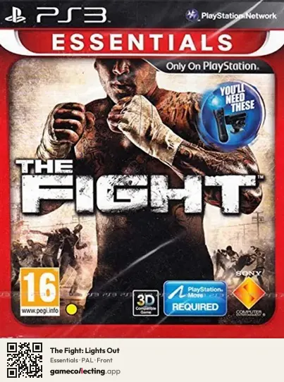 The Fight: Lights Out PlayStation 3, PAL box front