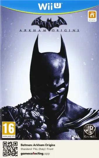 Batman: Arkham Origins Nintendo Wii U, Italy box front