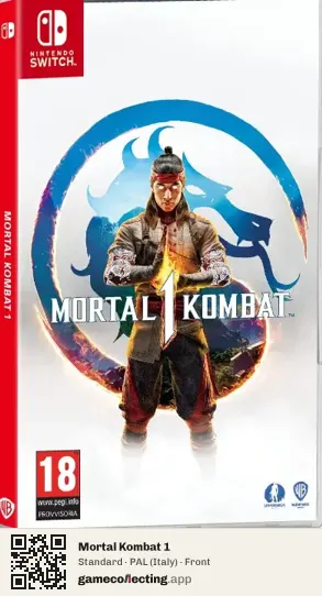Mortal Kombat 1 Nintendo Switch, Italy box front
