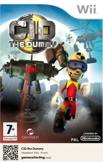 CID the Dummy Nintendo Wii, PAL box front