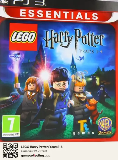 LEGO Harry Potter: Years 1-4 PlayStation 3, PAL box front