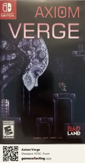 Axiom Verge Nintendo Switch, NTSC box front