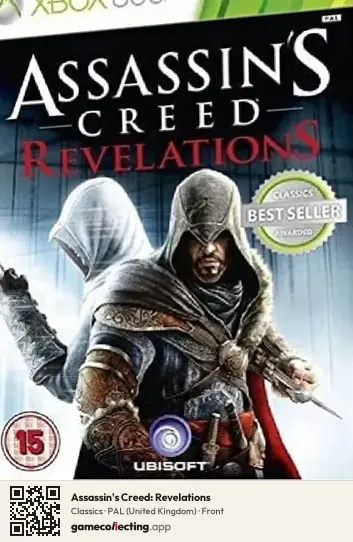 Assassin's Creed: Revelations Xbox 360, United Kingdom box front