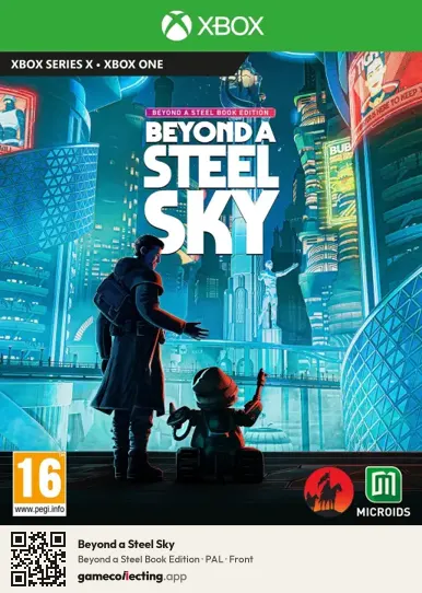 Beyond a Steel Sky Xbox Series X, PAL box front