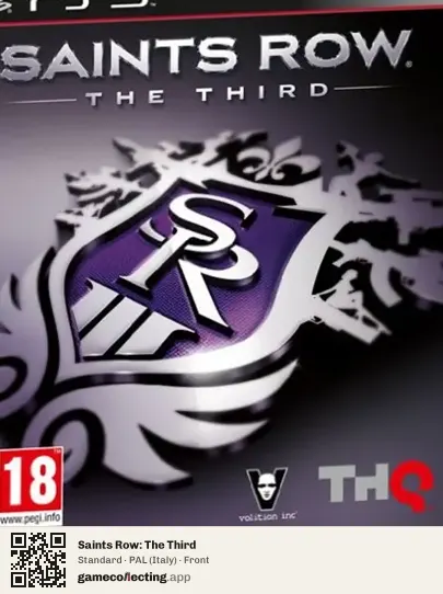 Saints Row: The Third PlayStation 3, Italy box front