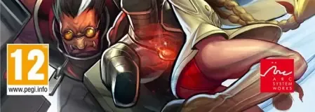 BlazBlue: Continuum Shift, the PEGI square on its front