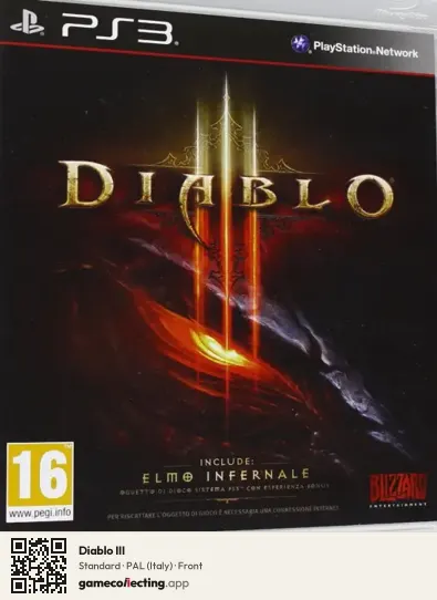 Diablo III PlayStation 3, Italy box front