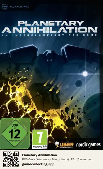 Planetary Annihilation Computer, Germany box front