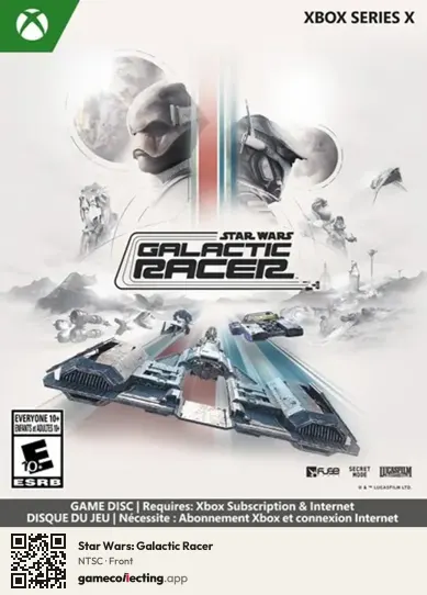 Star Wars: Galactic Racer Xbox Series X, NTSC box front