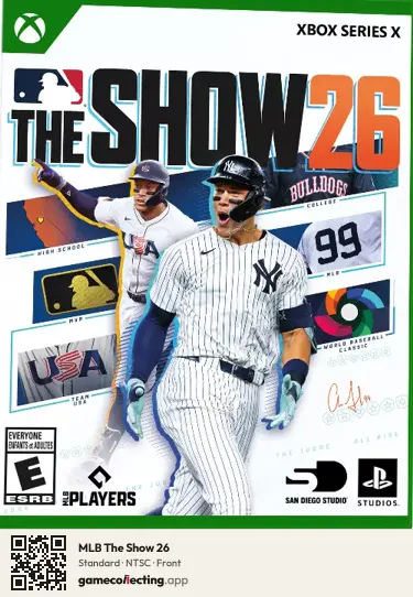MLB The Show 26 Xbox Series X, NTSC box front