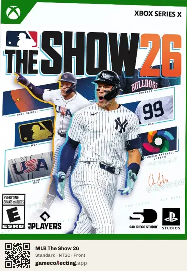 MLB The Show 26 Xbox Series X, NTSC box front