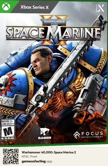 Warhammer 40,000: Space Marine 2 Xbox Series X, NTSC box front