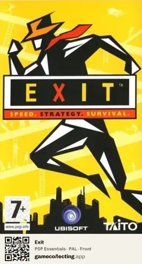 Exit PlayStation Portable, PAL box front