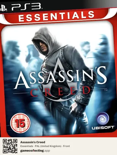 Assassin's Creed PlayStation 3, United Kingdom box front
