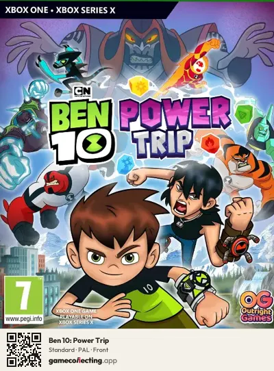 Ben 10: Power Trip Xbox One, PAL box front