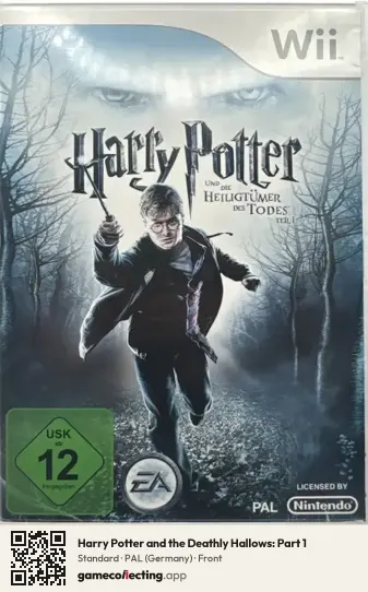 Harry Potter and the Deathly Hallows: Part 1 Nintendo Wii, Germany box front
