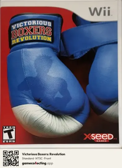 Victorious Boxers: Revolution Nintendo Wii, NTSC box front
