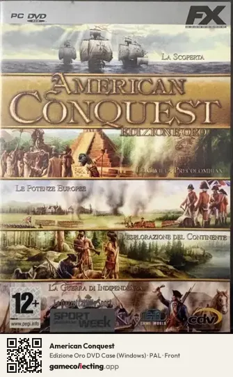 American Conquest Computer, PAL box front