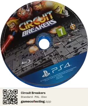 Circuit Breakers PlayStation 4, PAL disc