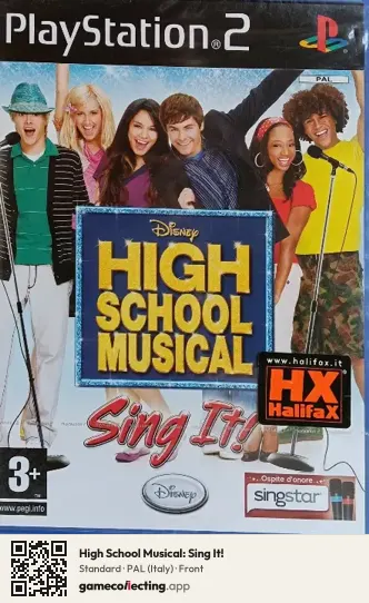 High School Musical: Sing It! PlayStation 2, Italy box front