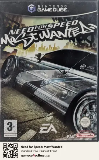 Need for Speed: Most Wanted Nintendo GameCube, France box front