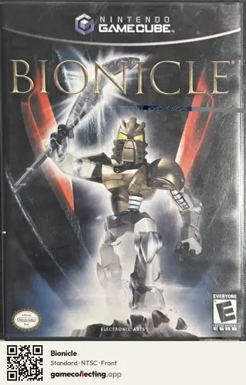 Bionicle Nintendo GameCube, NTSC box front