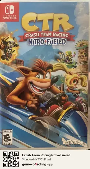 Crash Team Racing Nitro-Fueled Nintendo Switch, NTSC box front