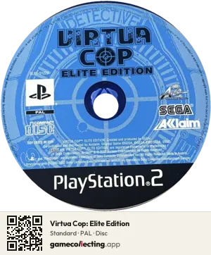 Virtua Cop: Elite Edition PlayStation 2, PAL disc