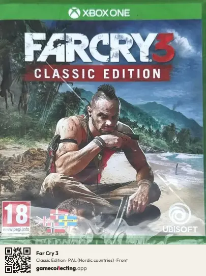 Far Cry 3 Xbox One, Nordic countries box front