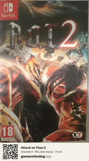 Attack on Titan 2 Nintendo Switch, Germany box front