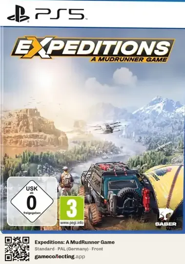 Expeditions: A MudRunner Game PlayStation 5, Germany box front