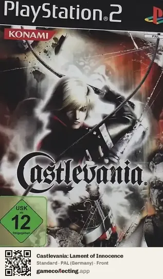 Castlevania: Lament of Innocence PlayStation 2, Germany box front