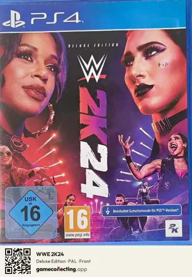 WWE 2K24 PlayStation 4, PAL box front