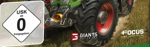 Farming Simulator 17, the USK square on its front
