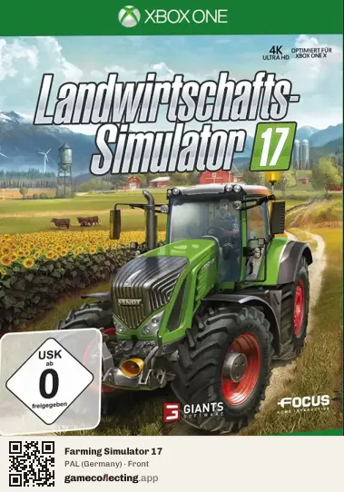 Farming Simulator 17 Xbox One, Germany box front