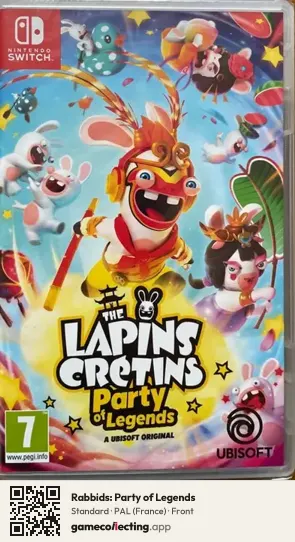 Rabbids: Party of Legends Nintendo Switch, France box front